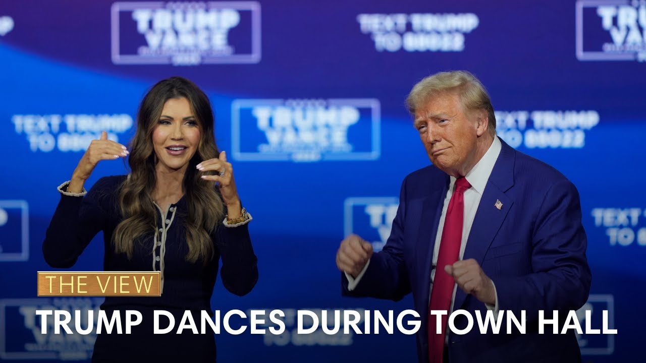 Trump Dances During Town Hall | The View